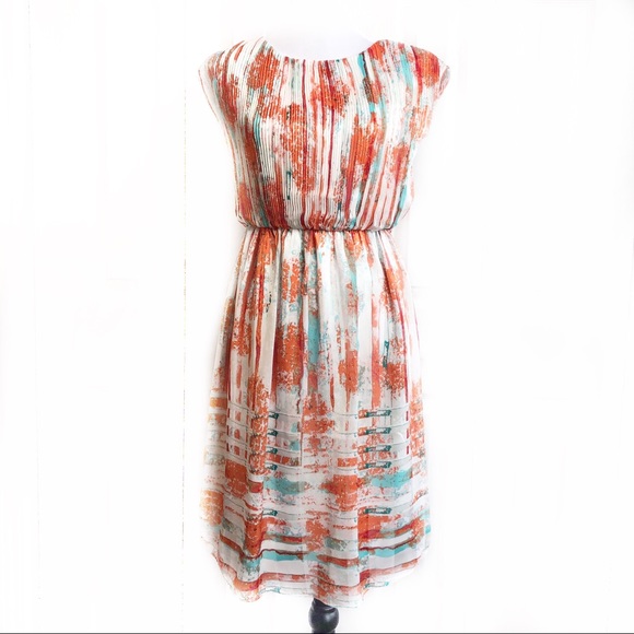 Nurture Dresses & Skirts - Nurture, Dress, Orange, Turquoise, Small